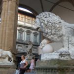 Firenze - Piazza della Signoria - Loggia dei Lanzi - Leões Medici