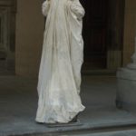 Firenze - Piazzale degli Uffizi - Estátua vivente