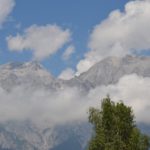 Alemanha - Estrada para München - Vista dos Alpes