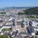 Salzburg, vista da Fortaleza de Hohensalzburg