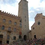 San Gimignano - Basilica S. Maria Assunta e Prefeitura com Torre Grossa - Piazza del Duomo