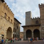 San Gimignano - Piazza del Duomo - Torri degli Ardinghelli