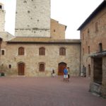 San Gimignano - Prefeitura - Pátio interno com Torre Grossa