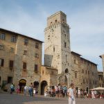 San Gimignano - Piazza della Cisterna - Torre del Diavolo